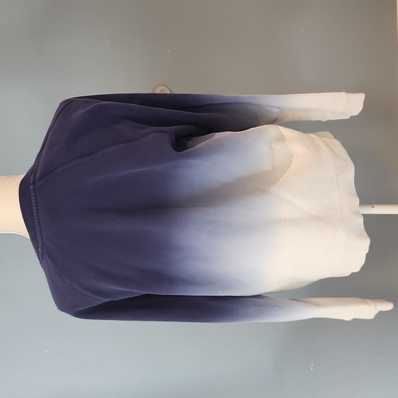 Vince Ombre Crewneck 100% Cotton Thick Terrycloth Sweatshirt Athleisure Minimal - Picture 4 of 8